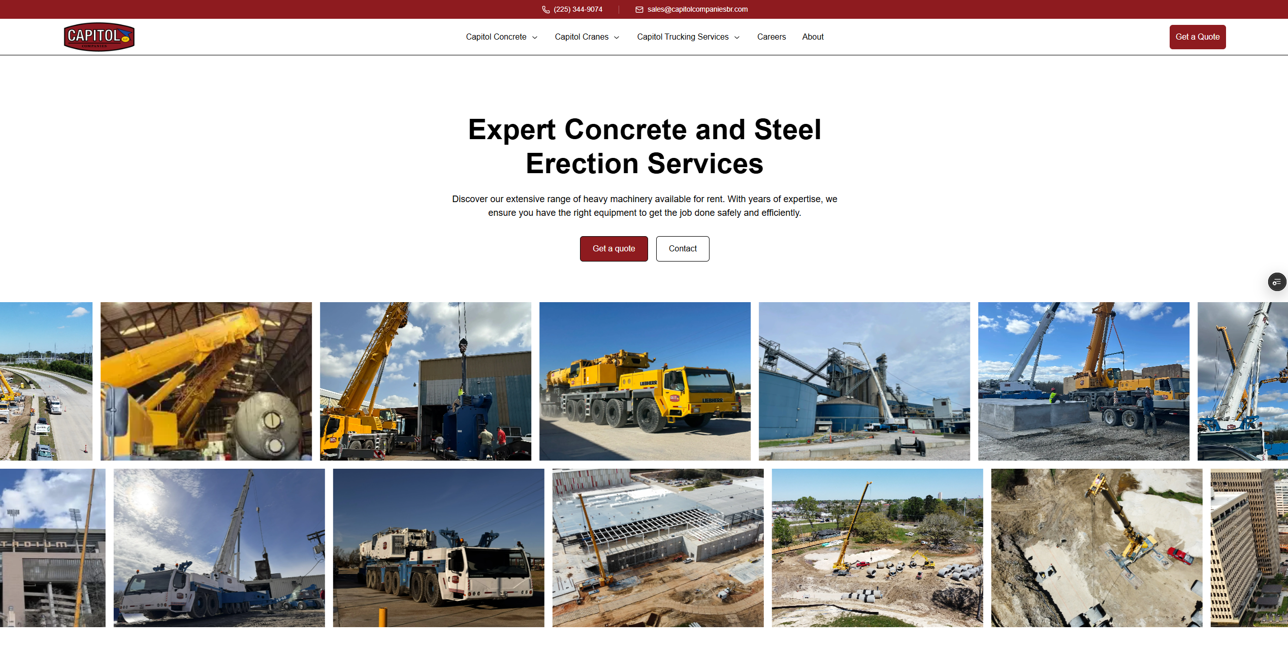 Screenshot of Capitol Companies